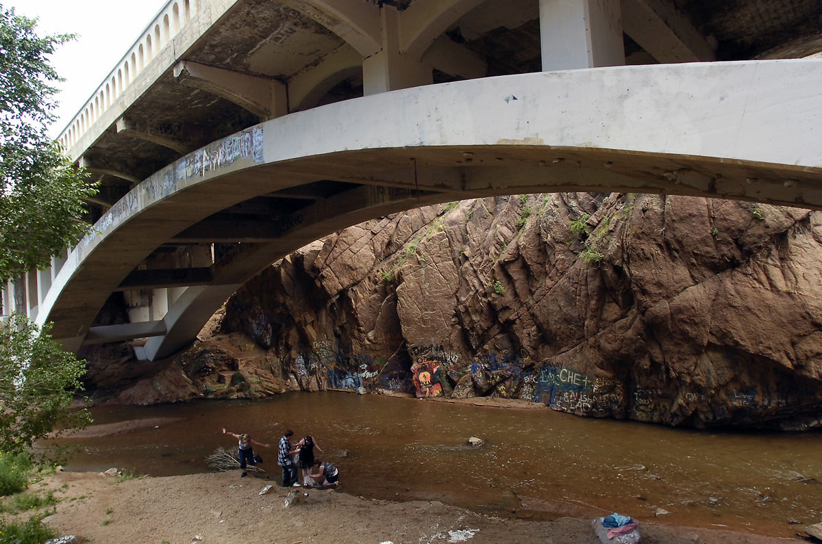 Graffiti-scarred Rainbow Falls under new management