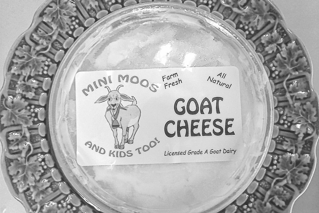 Mini moos goat cheese