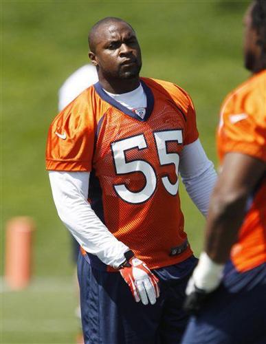 Beleaguered Broncos linebacker not at practice