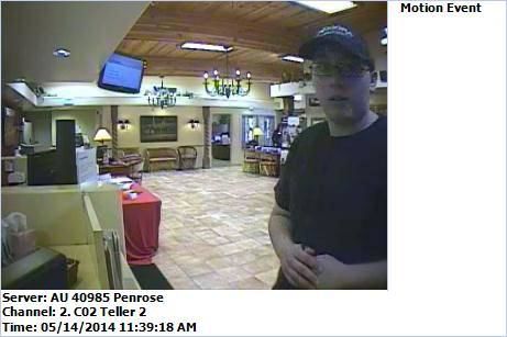 Armed robber captured in surveillance cameras at Fremont County bank