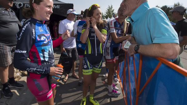 Pro Challenge notes: Olympian Kristin Armstrong notices Colorado Springs cyclist Amanda Miller