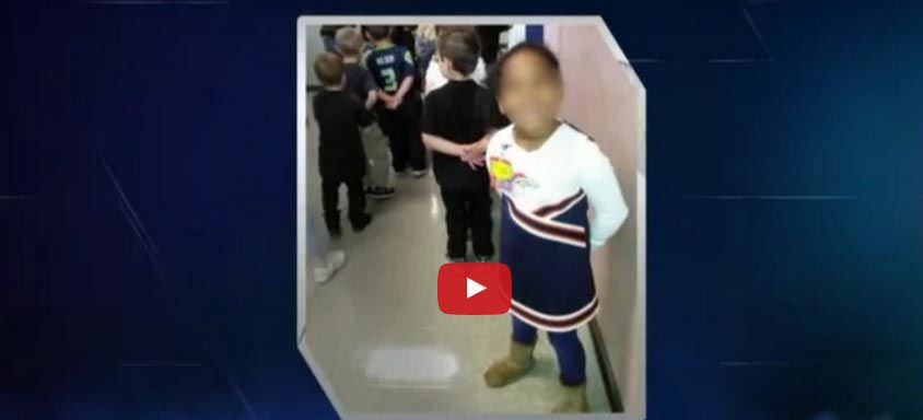 Teacher tells 5-year-old she isn’t allowed to wear her Broncos dress