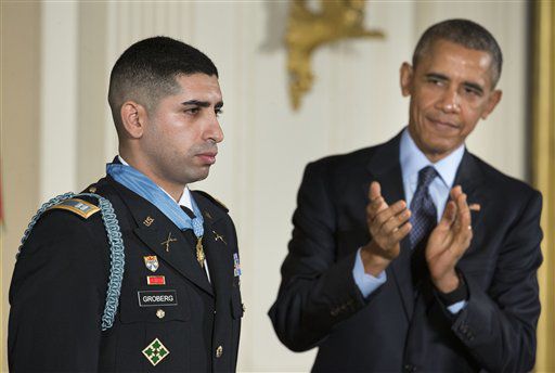 Medal of Honor recipient deflects attention after White House ceremony
