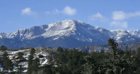 WATCH: The building storm: Pikes Peak time lapse video