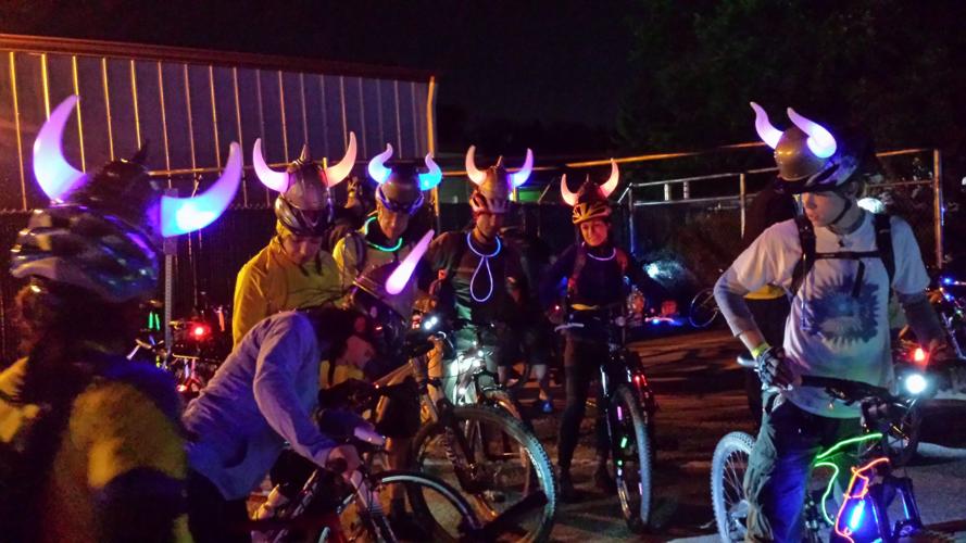 Starlight Spectacular midnight bike ride benefits Trails and Opens Space Coalition