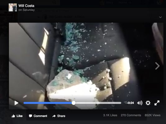 WATCH: Man breaks BMW window to rescue dog trapped in hot car