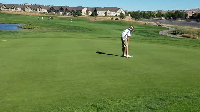 TCA freshman Liam O’Halloran shoots a 2-over-par 74 at 3A state boys’ golf