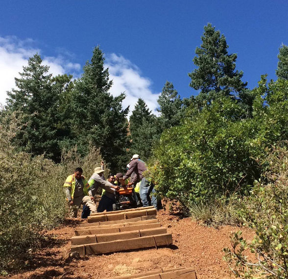 Colorado Springs-area landscaping company giving updates on Manitou Incline restoration