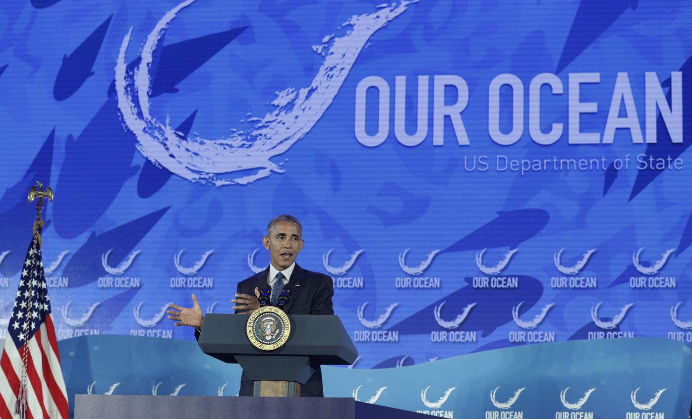 Obama lays claim to being America’s first ocean president