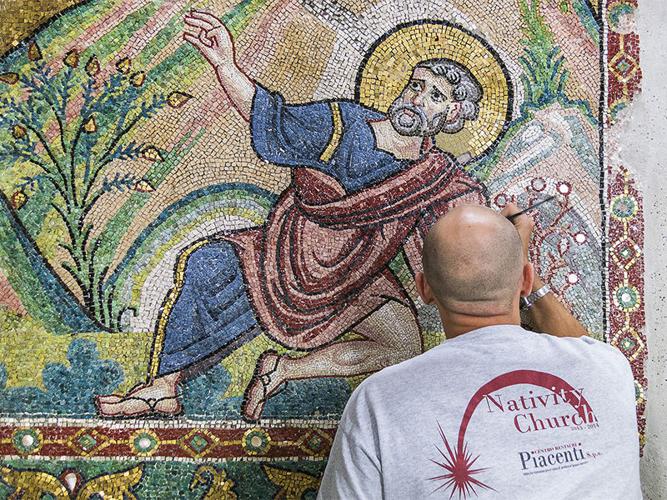 Bethlehem shrine’s treasures being restored