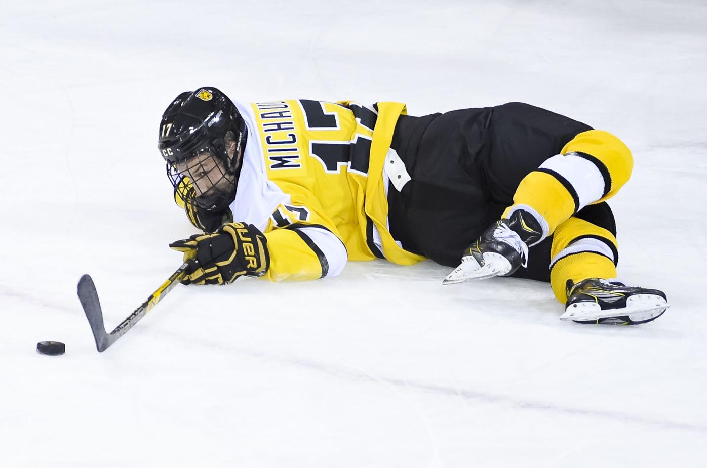 Colorado College hockey loses chance for home ice in blowout loss, will face Denver in first round of NCHC playoffs