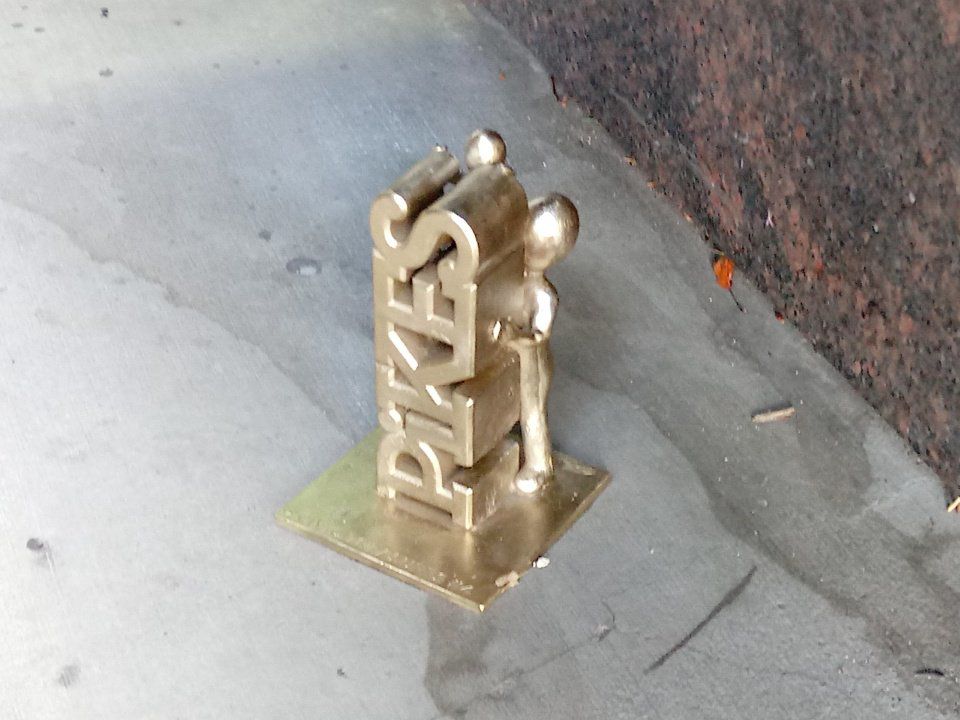 Missing: Miniature sculpture of Pikes Peek taken from in front of police substation