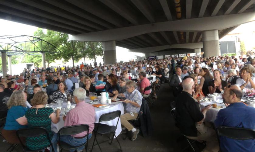 AROUND TOWN: Breakfast under bridge drew 988 supporters on belay for Urban Peak’s homeless youth