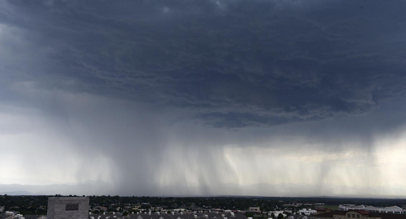 Thunderstorms, hail and high winds roll in Colorado Springs Saturday afternoon