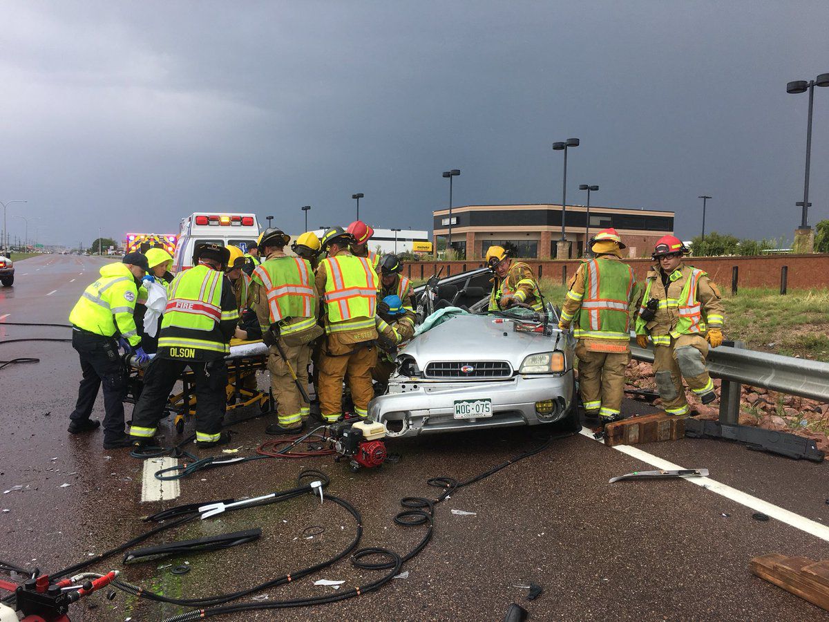 Saturday’s traffic: Crash on Powers and Omaha shuts down northbound lanes