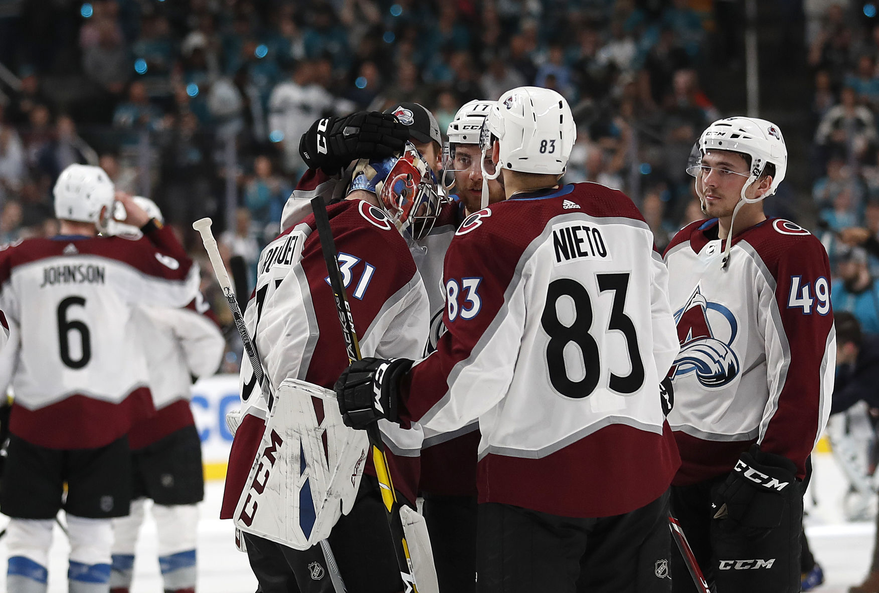 Woody Paige: Colorado Avalanche’s season comes to crashing halt thanks to Sharks, obscure call