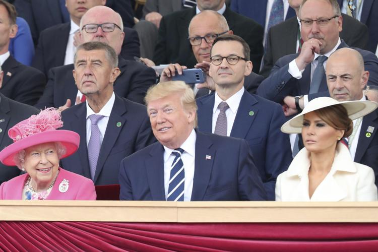Trump reads from FDR’s prayer to the US as world leaders honor veterans on D-Day