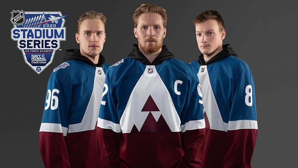 Colorado Avalanche unveil new uniform for Stadium Series game at Air Force Academy