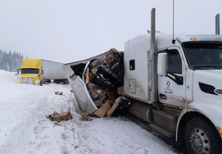 No crying over spilled beer as semi crash closes I-70
