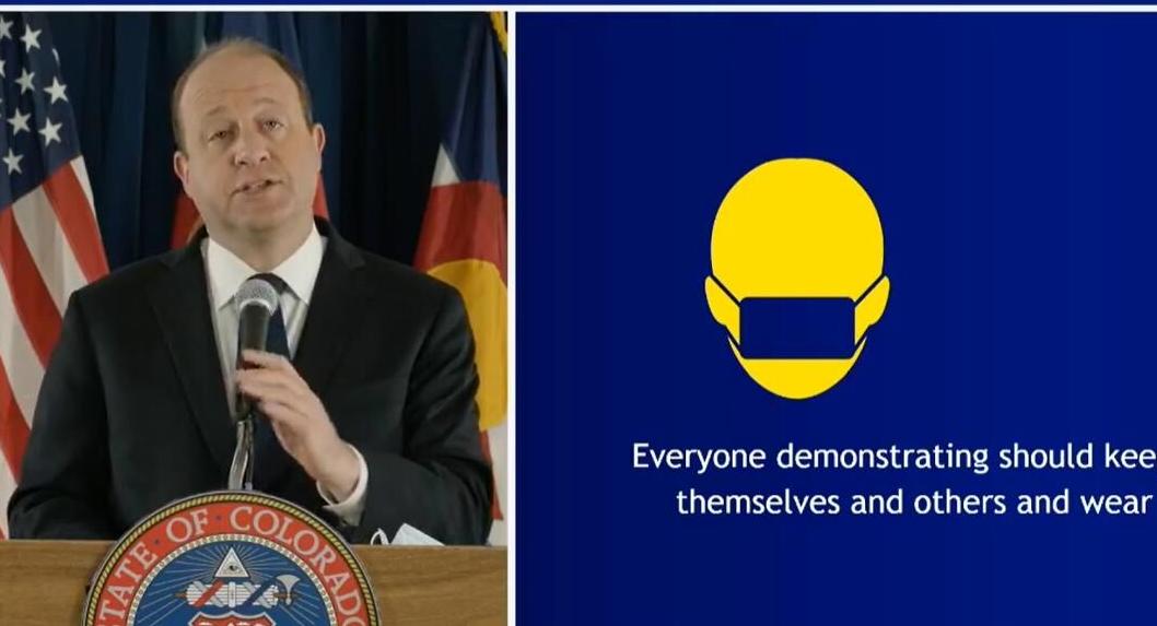Gov. Jared Polis addresses George Floyd killing, COVID-19