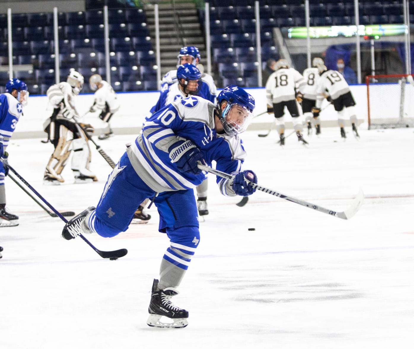 Air Force hockey video manager Billy Duma gets recruited again, fills in as injury replacement