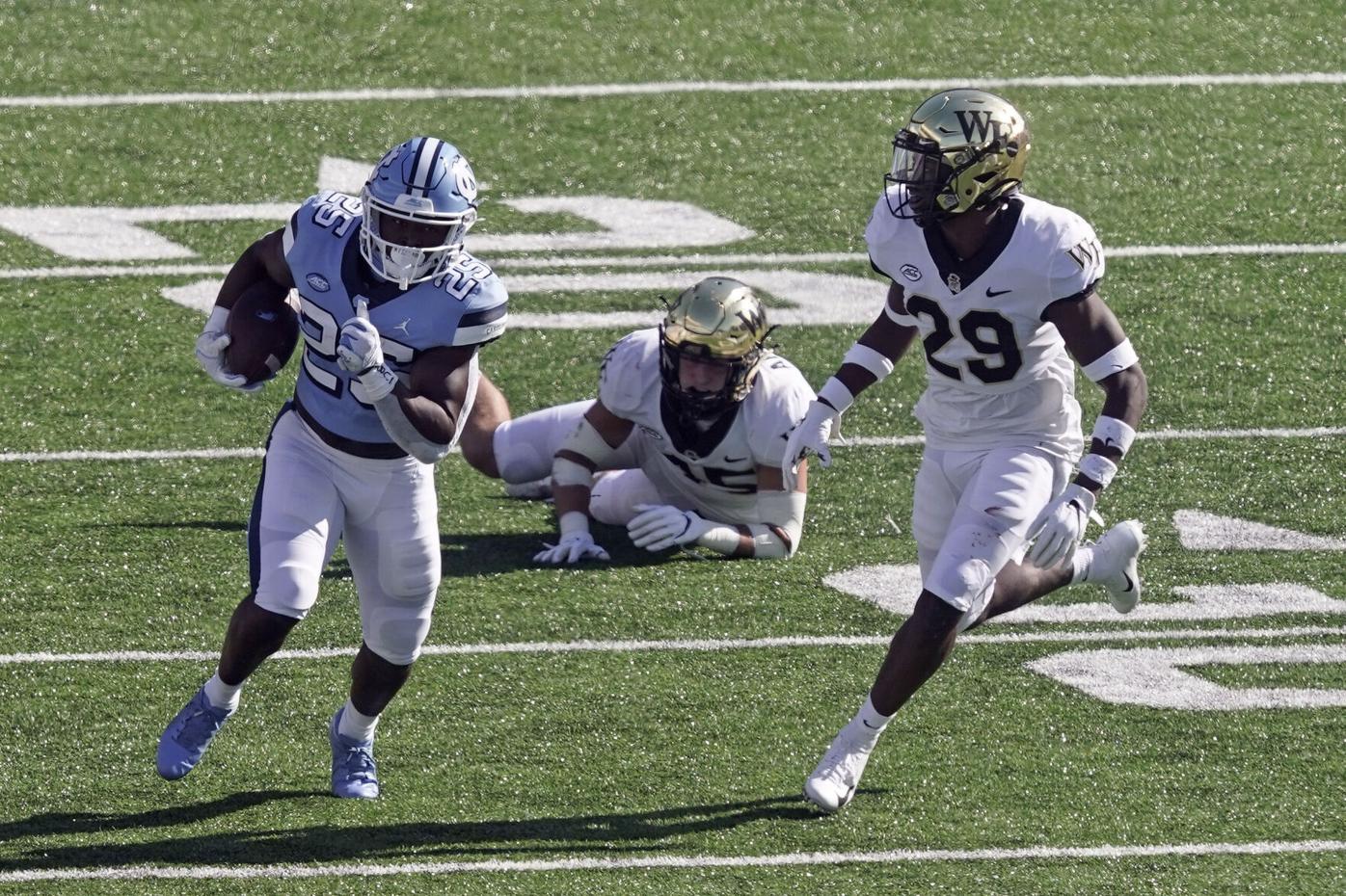 Denver Broncos trade up, pick North Carolina running back Javonte Williams in second round