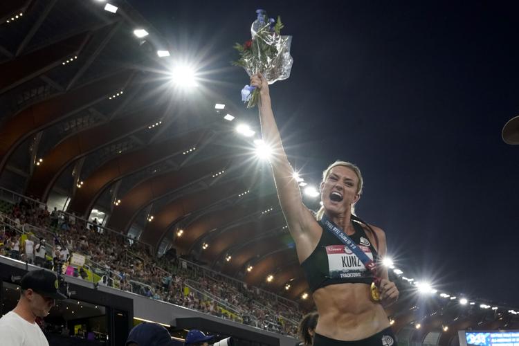 Colorado heptathlete Annie Kunz able to celebrate with family as she secures trip to Tokyo