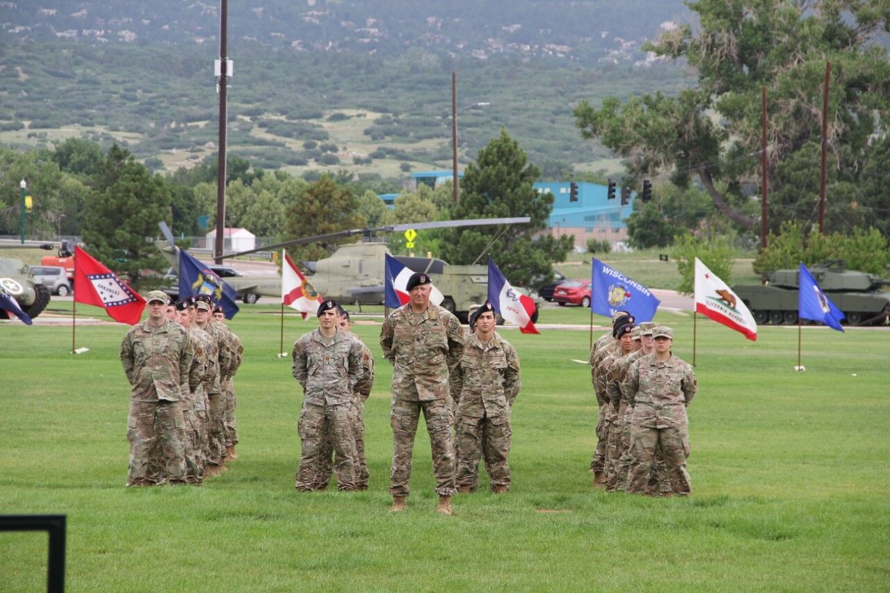 Air force squadron stationed at Fort Carson receives new commander