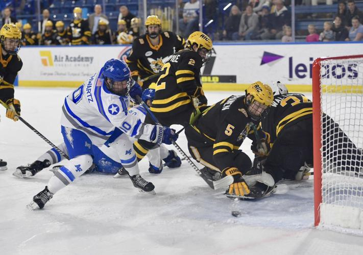 AIC scores three unanswered goals to eliminate Air Force from AHA tournament