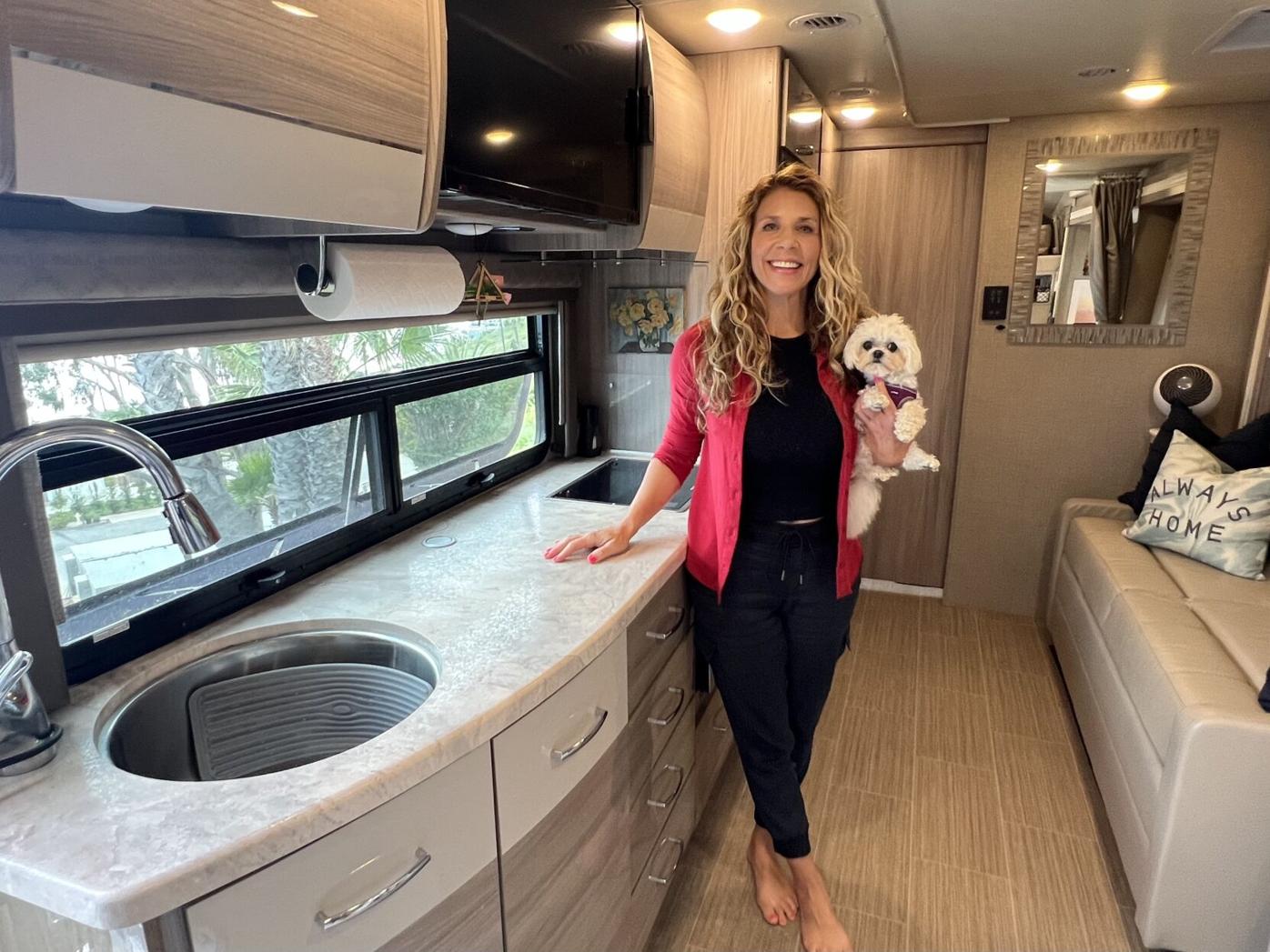 At Home: For podcaster, home is the open road