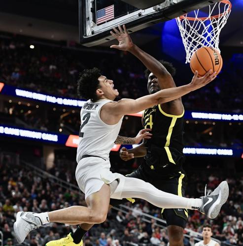 Colorado’s winning streak ends as Buffaloes lose 75-68 to Oregon in Pac-12 title game