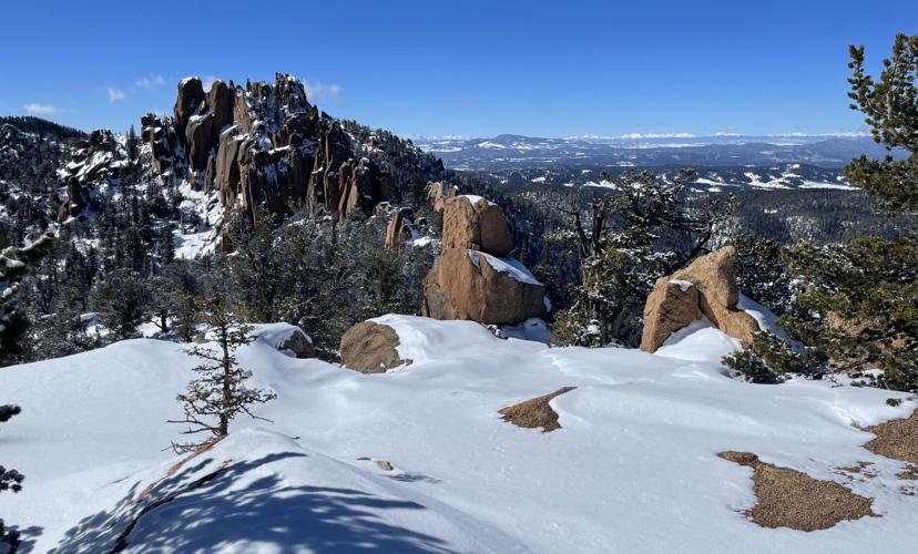 Uncovering a pristine scene on west side of Pikes Peak