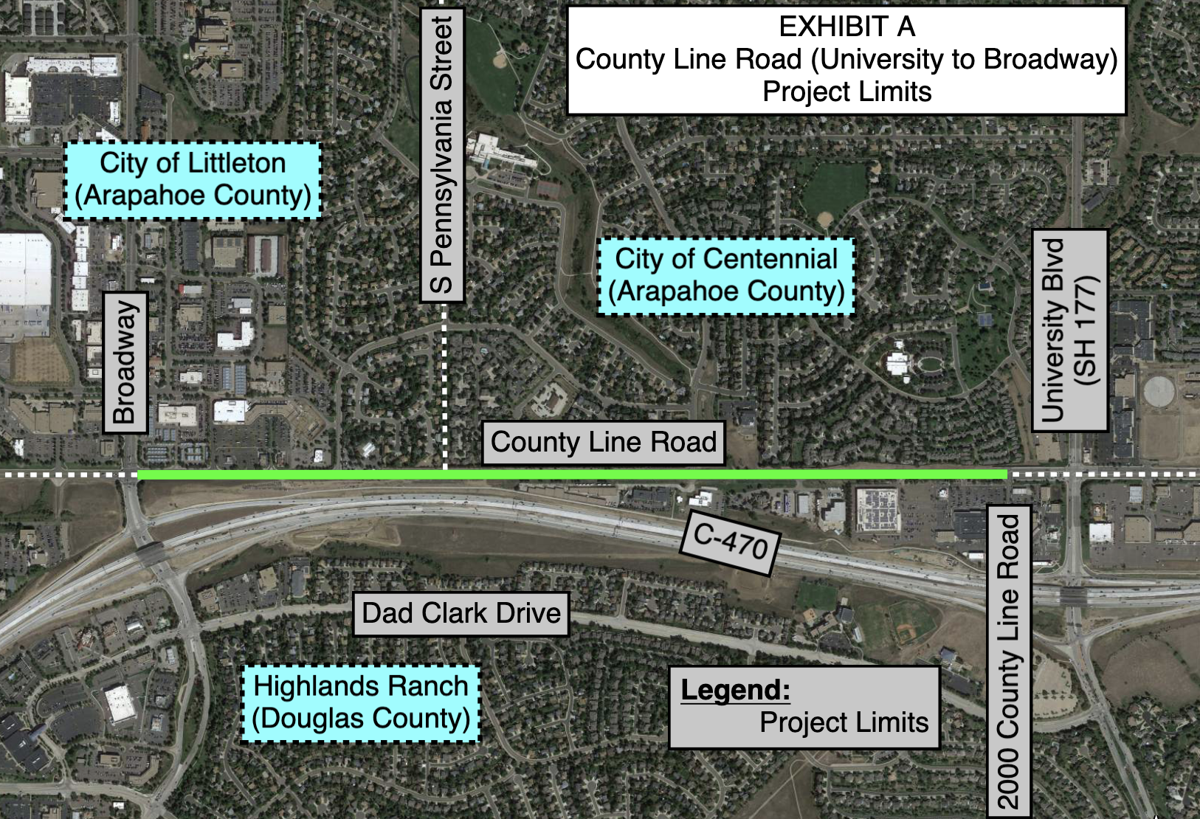 Two Arapahoe County cities contribute millions into Douglas County road project