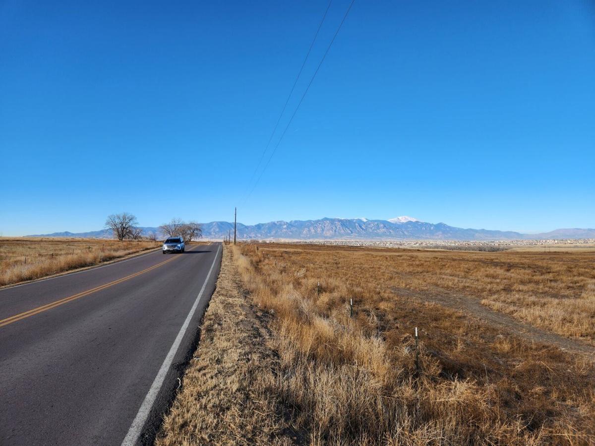 A portion of a 3,200-acre property in unincorporated El Paso County, located along Squirrel Creek Road and owned by developer La Plata Communities, is shown in this file photo