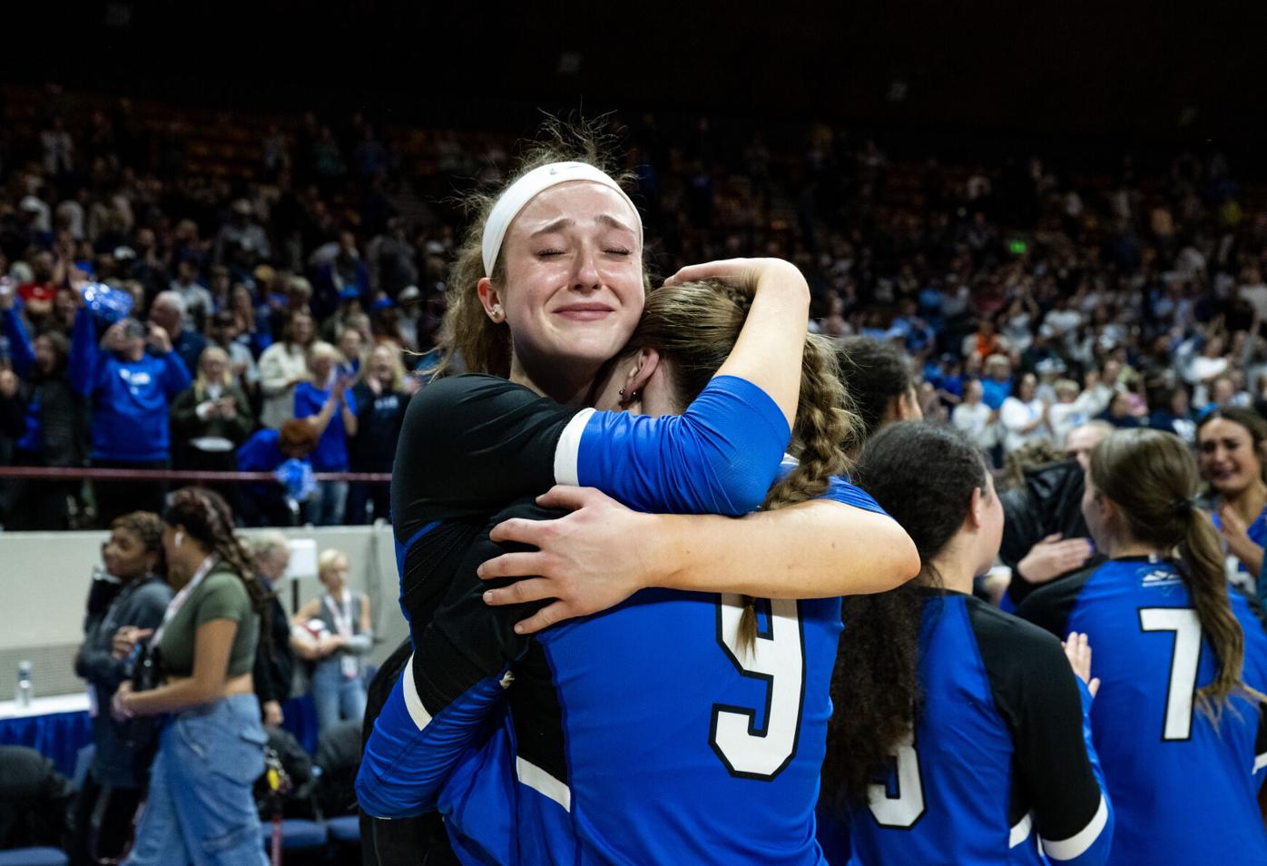 ‘We play for each other’: How perseverance, camaraderie powered Village girls volleyball to state title