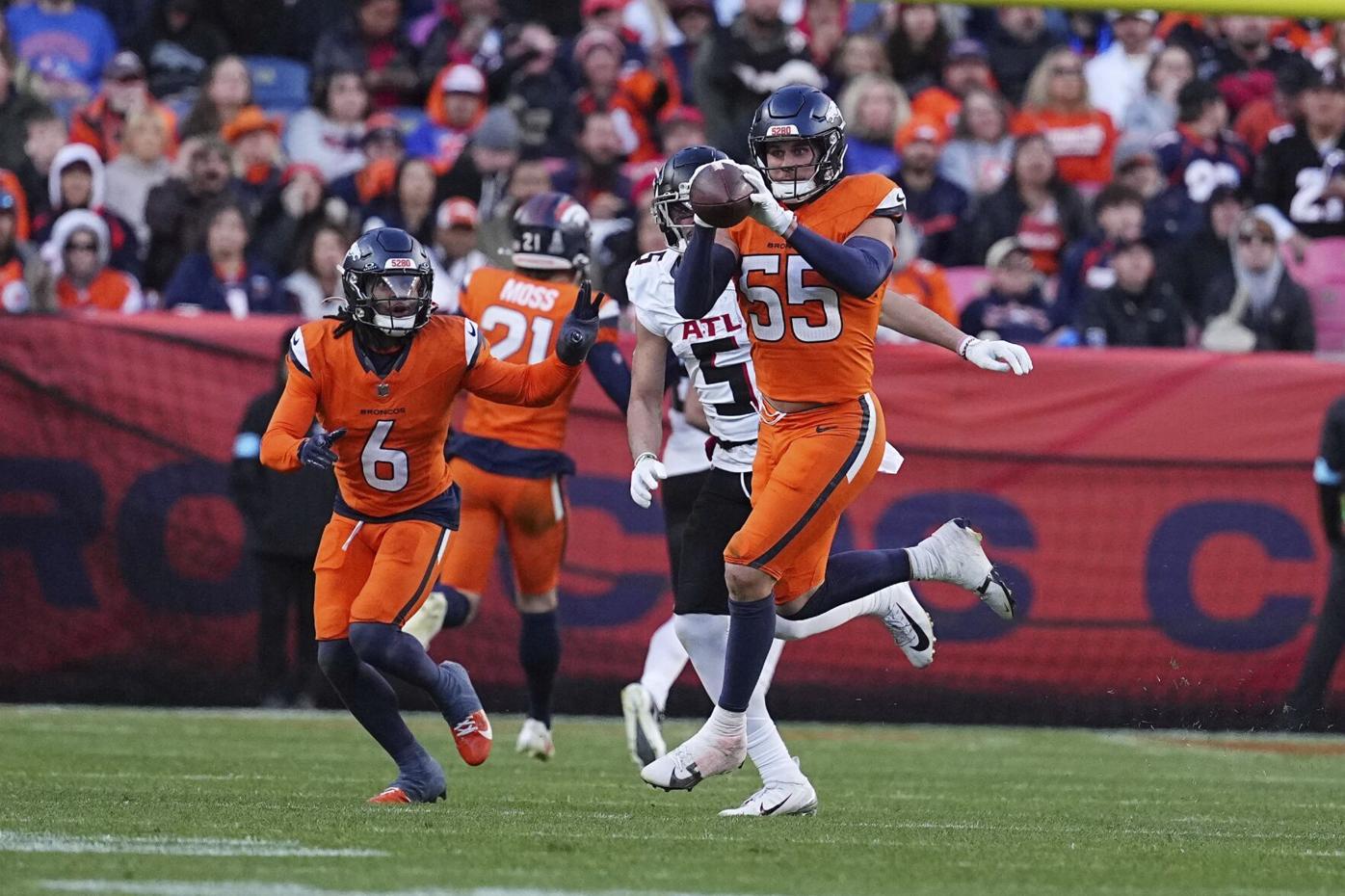 Cody Barton gets INT redemption, Broncos defense earns praise in win over Falcons