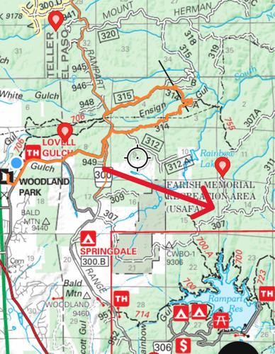 Smoke expected near Woodland Park and Rampart Reservoir today