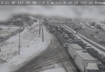 Fatal crash closes northbound I-25 north of Colorado Springs Wednesday morning