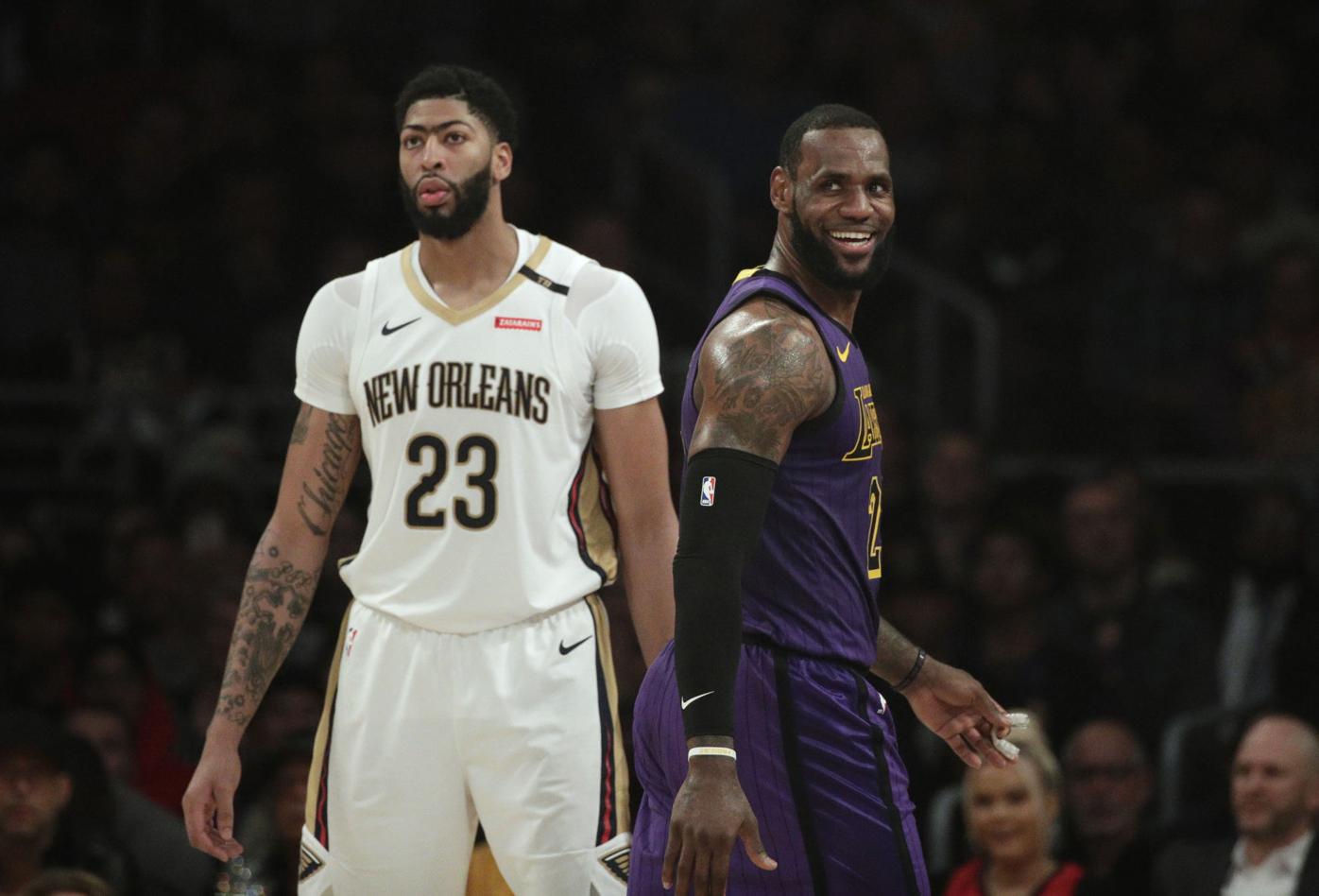 Pelicans Lakers Basketball