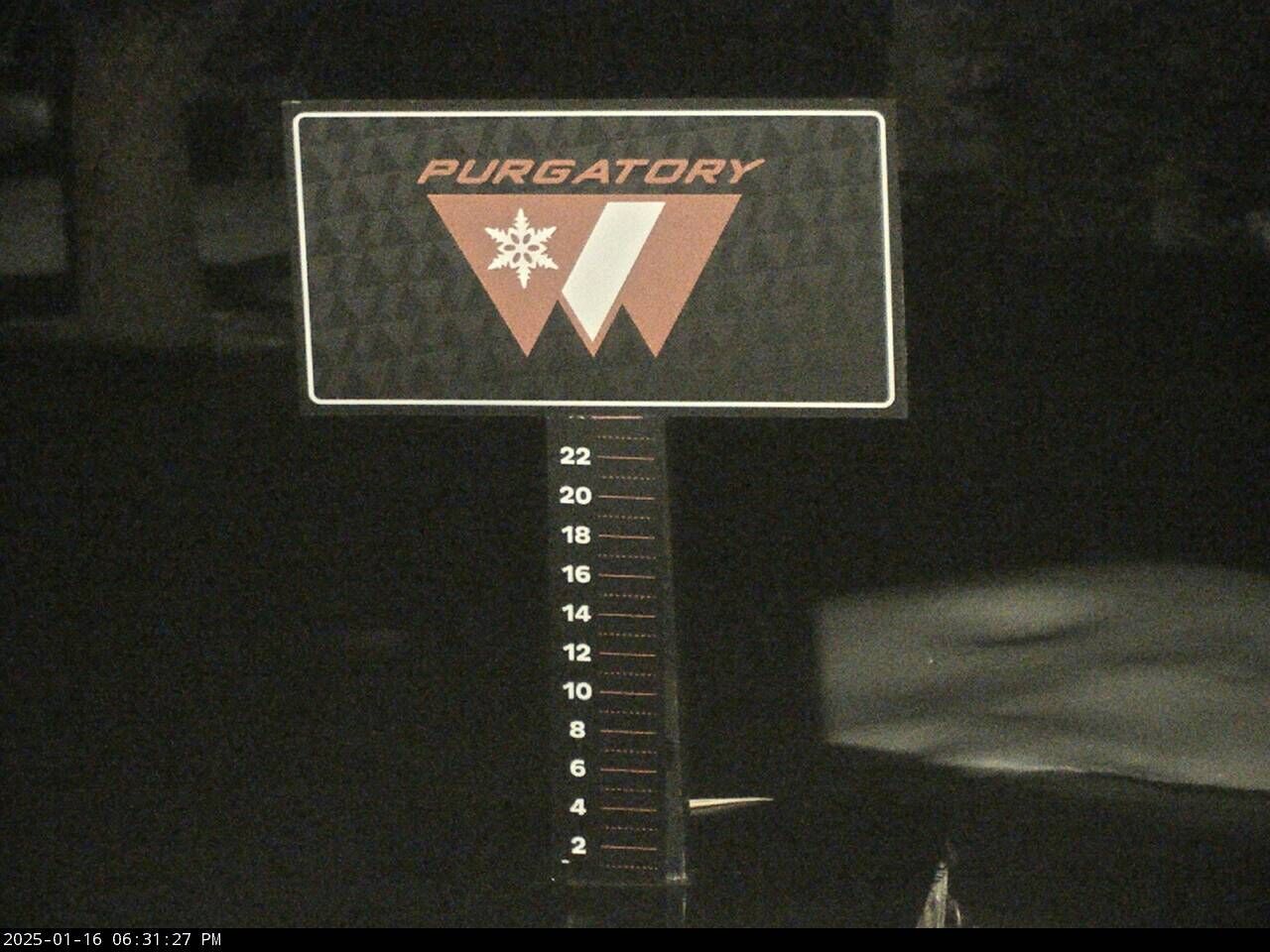 Snow Stake at Purgatory January 16
