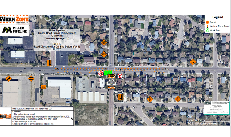 Traffic alert: Intersections closed on Colorado Springs’ east side for water line repairs