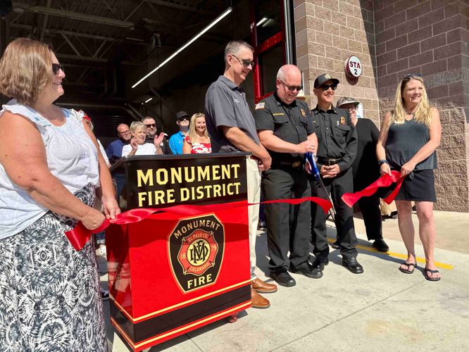 Monument Fire Station No. 2 renovations celebrated with ribbon cutting ceremony