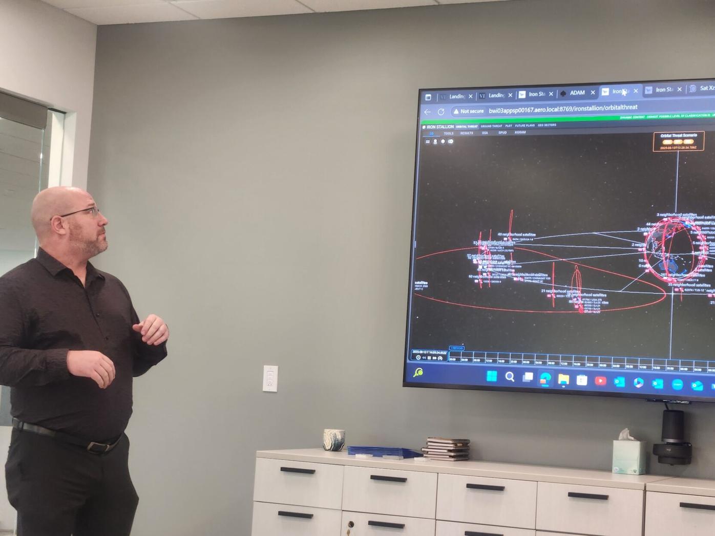 In Colorado Springs, KBR employees help map global satellite traffic for Space Force