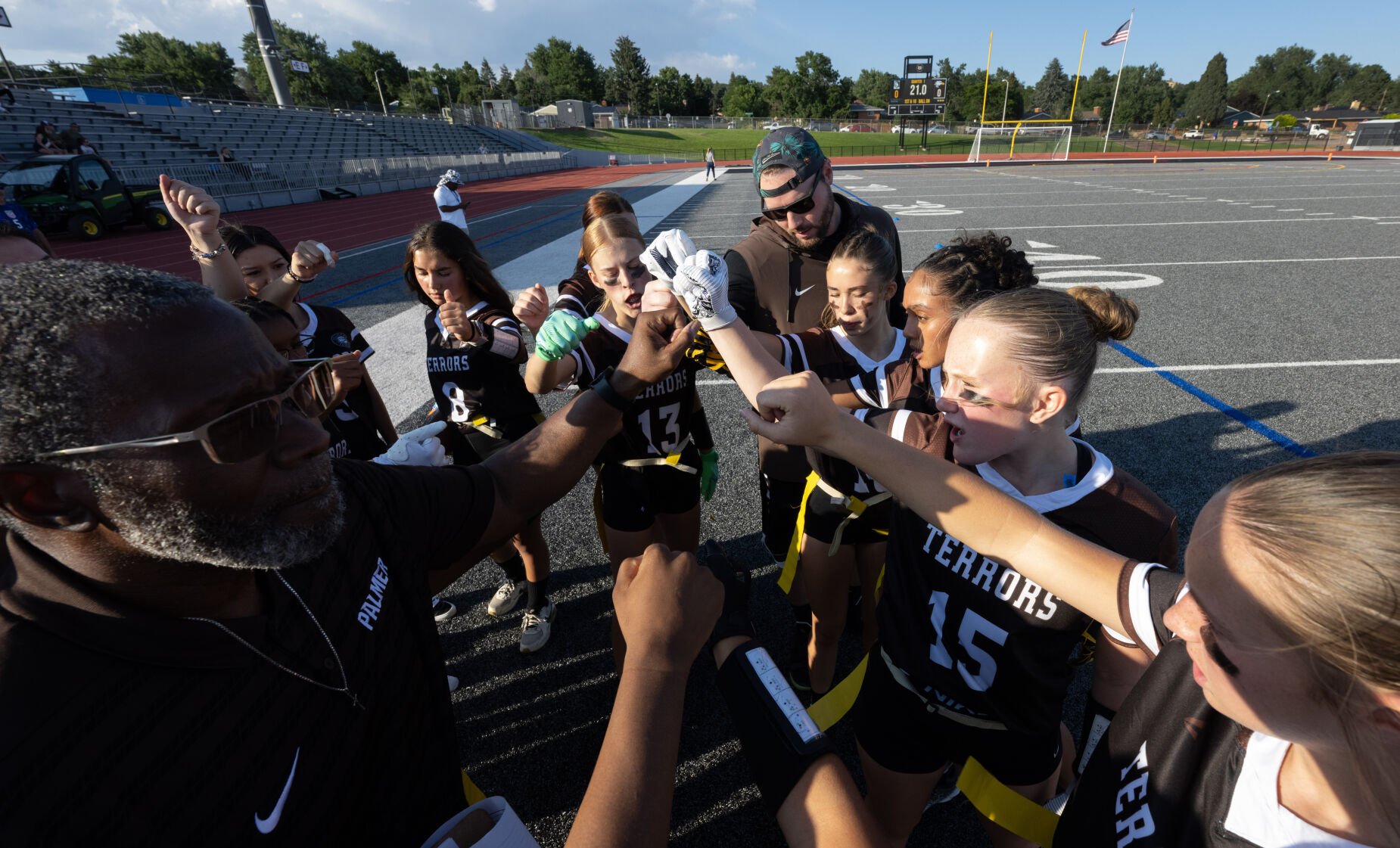 Palmer cherishing inaugural flag football season; CSCS wins road opener