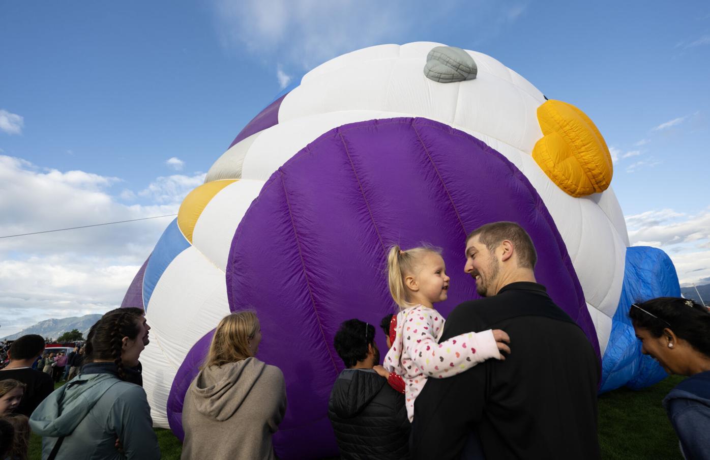 USAFA’s Wings of Blue soar at the Labor Day Lift Off amid grounded balloons