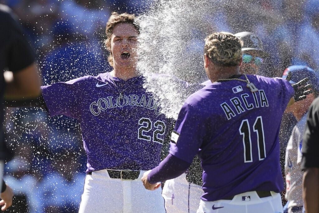 Cubs Rockies Baseball
