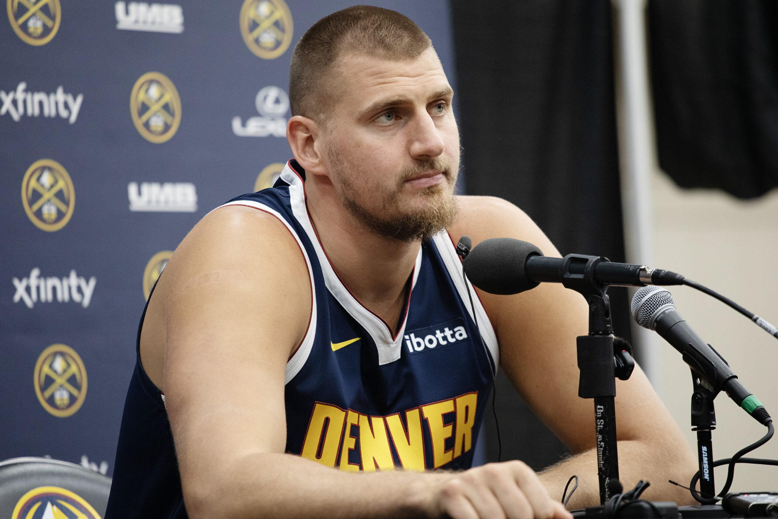 Excitement overrides Nikola Jokic’s flared-up wrist on first day of Denver Nuggets training camp