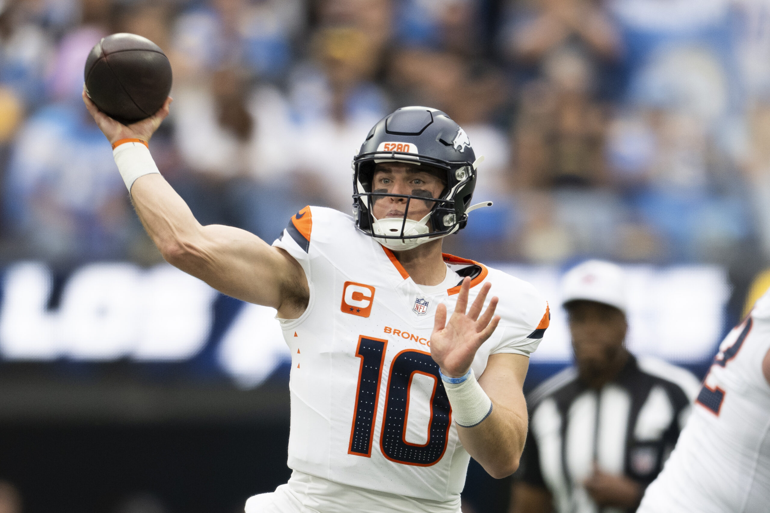 Quarterback Bo Nix overthrows loom large in Broncos’ road loss at Chargers
