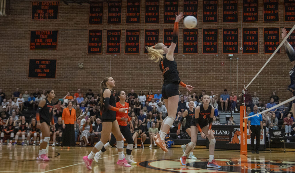 Lewis-Palmer overcomes adversity to reign supreme over Palmer Ridge in volleyball’s Battle for Monument