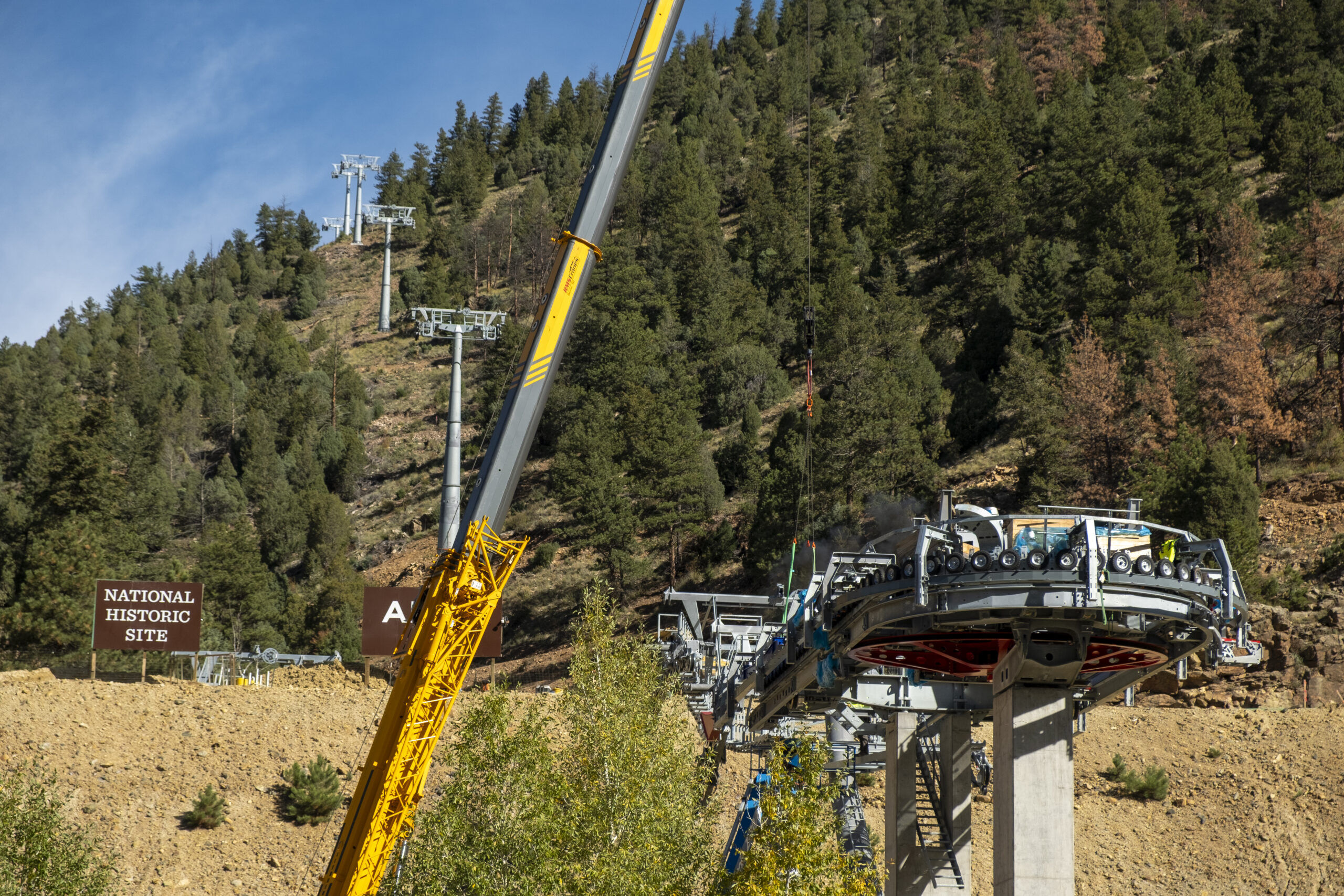 PHOTOS: Mighty Argo Cable Car gondola being built in Idaho Springs